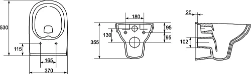 Комплект Унитаз подвесной STWORKI Хельсинки Clean On DPL EO slim 63429 безободковый + Инсталляции Vi 511160 Комплект Унитаз подвесной STWORKI Хельсинки Clean On DPL EO slim 63429 безободковый + Инсталляции Vi 511160