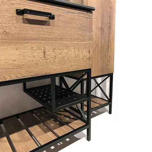 Тумба раковина Comforty Бредфорд-75 00004149064 дуб темный раковина Comforty 75E черная матовая Тумба раковина Comforty Бредфорд-75 00004149064 дуб темный раковина Comforty 75E черная матовая