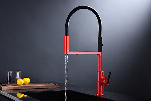 Смеситель для кухни Paulmark Tornado пламя To213402-FI Смеситель для кухни Paulmark Tornado пламя To213402-FI