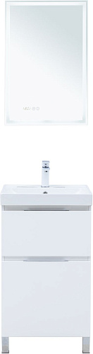 Тумба под раковину Aquanet Алвита New 50 00344131 напольная, белый матовый Тумба под раковину Aquanet Алвита New 50 00344131 напольная, белый матовый