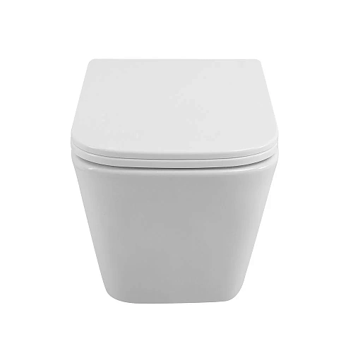 Унитаз подвесной BelBagno DUE BB3103CHR/SC безободковый c сиденьем Унитаз подвесной BelBagno DUE BB3103CHR/SC безободковый c сиденьем