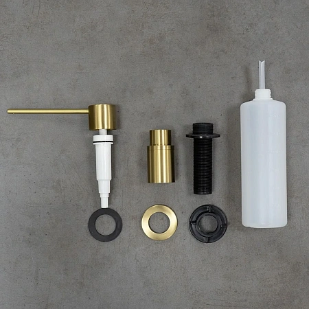 дозатор жидкого мыла LemarkLM8203LGN, врезной, светлое золото дозатор жидкого мыла LemarkLM8203LGN, врезной, светлое золото