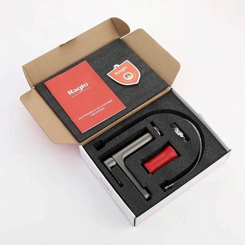 Смеситель для раковины Raglo R50.10.09, графит Смеситель для раковины Raglo R50.10.09, графит