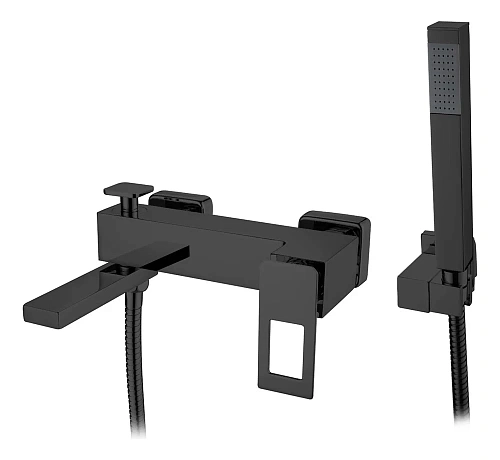 Смеситель для ванны Boheme BlackBlack 143-BB с душем Смеситель для ванны Boheme BlackBlack 143-BB с душем