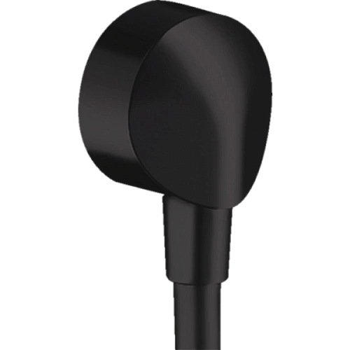 Шланговое подключение Hansgrohe FixFit E без клапана обратного тока 27454670, матовый черный Шланговое подключение Hansgrohe FixFit E без клапана обратного тока 27454670, матовый черный