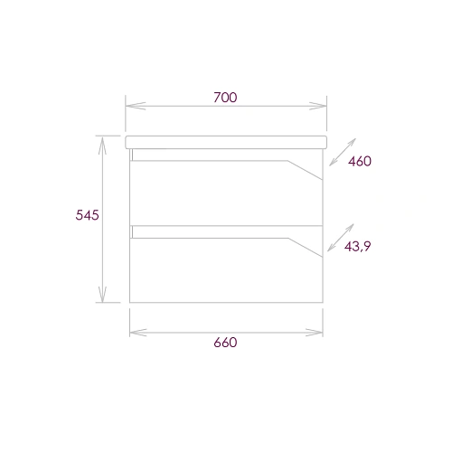 Тумба под раковину Onika ФРИДОМ 70.13 дуб сонома 107046 Тумба под раковину Onika ФРИДОМ 70.13 дуб сонома 107046