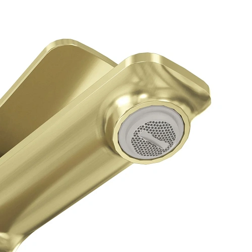 Смеситель для раковины GROSSMAN Advans 510.K35.09.320 золото сатиновый Смеситель для раковины GROSSMAN Advans 510.K35.09.320 золото сатиновый
