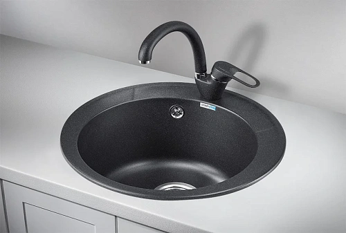 Кухонная мойка Granula 4802, ЧЁРНЫЙ, СтандАРТ кварц 480 Кухонная мойка Granula 4802, ЧЁРНЫЙ, СтандАРТ кварц 480