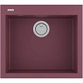 Кухонная мойка Paulmark DECORATION 56 PM935650-ME, MERLOT, 560х500 мм Кухонная мойка Paulmark DECORATION 56 PM935650-ME, MERLOT, 560х500 мм