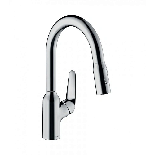 Смеситель для кухни Hansgrohe 180, с вытяжным душем, 2jet 71801000, хром Смеситель для кухни Hansgrohe 180, с вытяжным душем, 2jet 71801000, хром