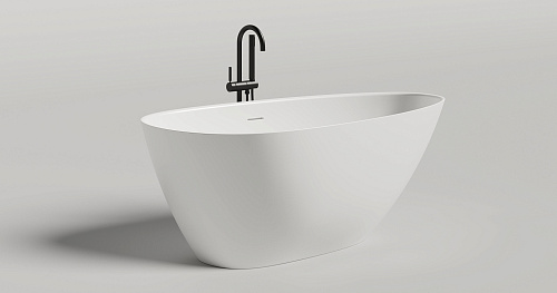 Ванна отдельностоящая Salini PAOLA 160х80 1015203M из искусственого камня S-Stone Ванна отдельностоящая Salini PAOLA 160х80 1015203M из искусственого камня S-Stone