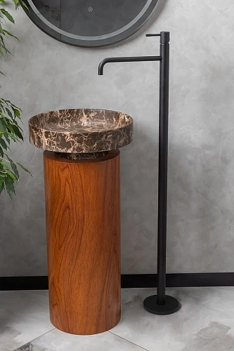 Раковина Boheme Corian 400x130 Emprador 801-ED накладная Раковина Boheme Corian 400x130 Emprador 801-ED накладная