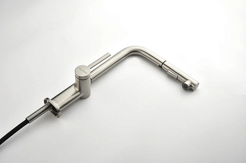 Смеситель для кухни Paulmark NEO брашированная сталь Ne214419-BS Смеситель для кухни Paulmark NEO брашированная сталь Ne214419-BS