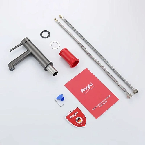 Смеситель для раковины Raglo R20.10.09, графит Смеситель для раковины Raglo R20.10.09, графит