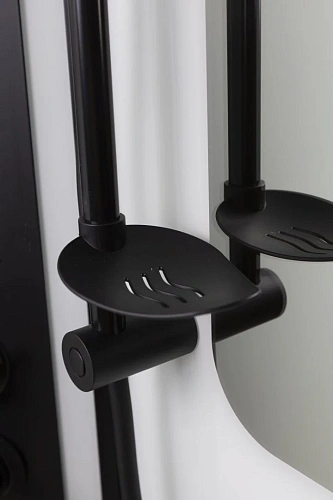 Душевая кабина Niagara Premium NG-6901-01G BLACK (900х900х2100) низкий поддон (16 см) стекло тонированное 69010134GBLACK Душевая кабина Niagara Premium NG-6901-01G BLACK (900х900х2100) низкий поддон (16 см) стекло тонированное 69010134GBLACK