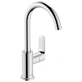 Смеситель для раковины Hansgrohe Rebris S 210, с поворотным изливом, со сливным гарнитуром 72536000, Смеситель для раковины Hansgrohe Rebris S 210, с поворотным изливом, со сливным гарнитуром 72536000,