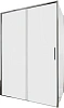 Душевой уголок Aquanet Pleasure Evo 130x80 AE65-130x80-CT профиль хром, прозрачное стекло