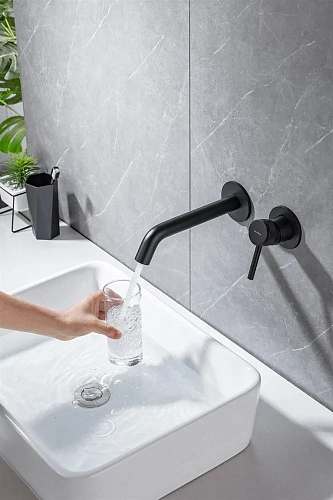 Смеситель для раковины Allen Brau Priority 5.31030-31 Черный матовый Смеситель для раковины Allen Brau Priority 5.31030-31 Черный матовый