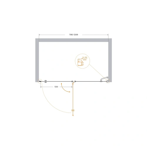 Душевая дверь CEZARES VERONA-W-B-12-120-C-Cr 120см стекло прозрачное, профиль хром Душевая дверь CEZARES VERONA-W-B-12-120-C-Cr 120см стекло прозрачное, профиль хром