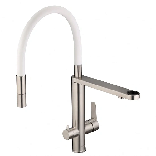 Смеситель для кухни Swedbe Selene Plus 8441 с каналом для подключения фильтра с гибким изливом Смеситель для кухни Swedbe Selene Plus 8441 с каналом для подключения фильтра с гибким изливом