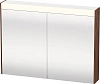 Зеркальный шкаф Duravit Brioso BR710202121 82 см Орех темный
