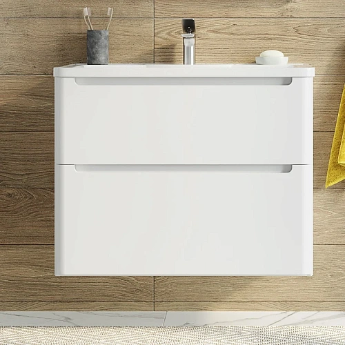 Комплект мебели STWORKI Монтре 80 белая 432021 Комплект мебели STWORKI Монтре 80 белая 432021