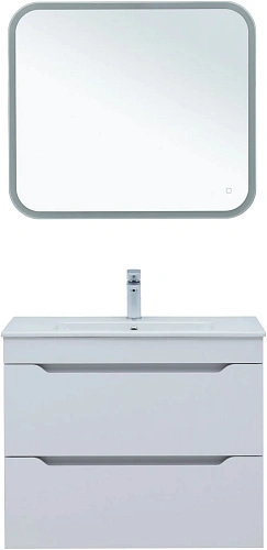Тумба под раковину Aquanet Практика 80 00347965 белый глянец Тумба под раковину Aquanet Практика 80 00347965 белый глянец