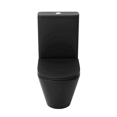 Унитаз напольный GROSSMAN GR-4450BMSQ 60,5x38x82,5 черный матовый, безободковый, торнадо с тонкой крышкой Унитаз напольный GROSSMAN GR-4450BMSQ 60,5x38x82,5 черный матовый, безободковый, торнадо с тонкой крышкой
