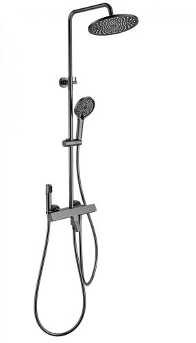 Душевая система Wonzon & Woghand с термостатом, темный графит (WW-B3094-BGG) Душевая система Wonzon & Woghand с термостатом, темный графит (WW-B3094-BGG)