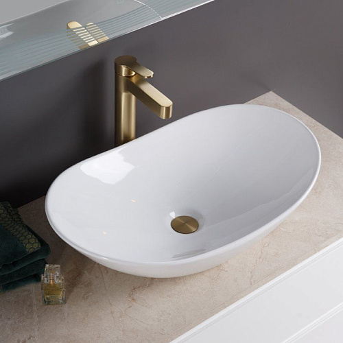 Раковина BelBagno BB1404 605x370x150 белый Раковина BelBagno BB1404 605x370x150 белый