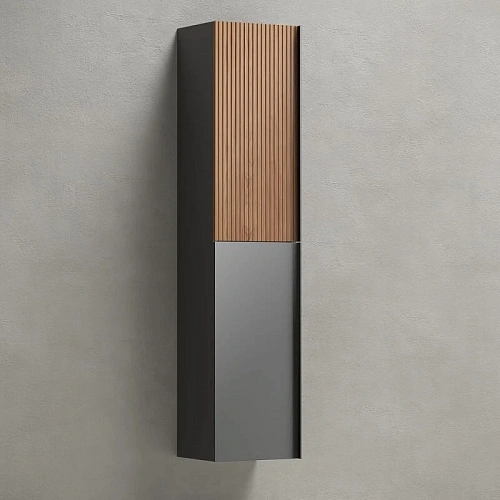 Шкаф-пенал Sancos Delta PDL35GR подвесной дуб красный/графит, 350х300х1600 мм Шкаф-пенал Sancos Delta PDL35GR подвесной дуб красный/графит, 350х300х1600 мм