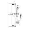 Душевой гарнитур Roca Plenum Square 140/3F 5B1A10CB0 Душевой гарнитур Roca Plenum Square 140/3F 5B1A10CB0