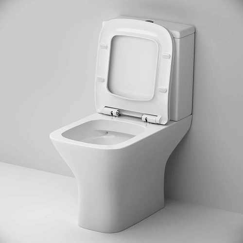 Унитаз напольный AM.PM Gem C908601SC без ободка с сиденьем микролифт Унитаз напольный AM.PM Gem C908601SC без ободка с сиденьем микролифт