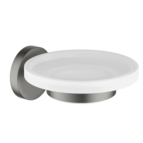 Мыльница Aquatek Европа AQ4103BGM черный хром шлифованный Мыльница Aquatek Европа AQ4103BGM черный хром шлифованный