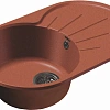 Кухонная мойка GranFest Rondo R-750 L кр.м красный марс Кухонная мойка GranFest Rondo R-750 L кр.м красный марс