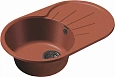 Кухонная мойка GranFest Rondo R-750 L кр.м красный марс Кухонная мойка GranFest Rondo R-750 L кр.м красный марс