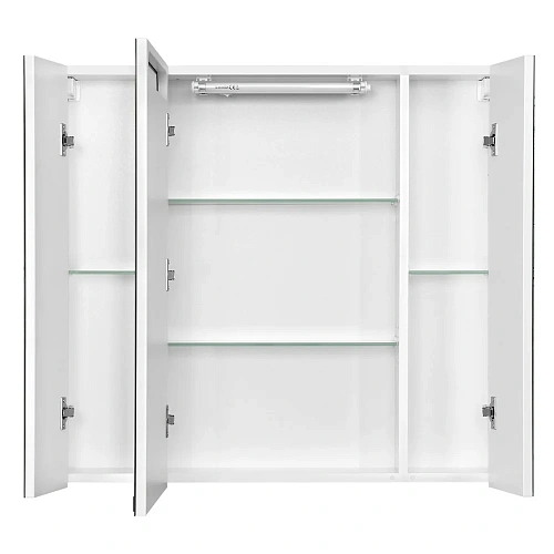 Зеркальный шкаф Aquaton Мадрид 80 М со светильником белый 1A175202MA010 Зеркальный шкаф Aquaton Мадрид 80 М со светильником белый 1A175202MA010