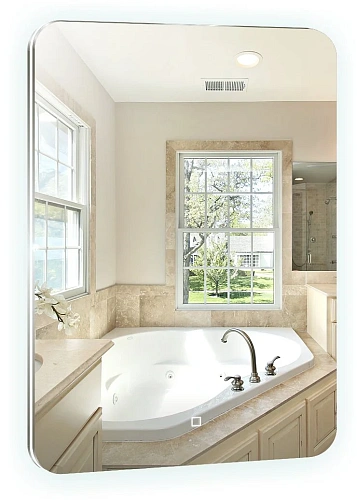 Зеркало SILVER MIRRORS 550x800 сенсорный выключатель Паллада (ФР-1538) Зеркало SILVER MIRRORS 550x800 сенсорный выключатель Паллада (ФР-1538)