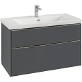Тумба под раковину Villeroy & Boch Subway 3.0 Graphite / Graphite C57002VR Тумба под раковину Villeroy & Boch Subway 3.0 Graphite / Graphite C57002VR