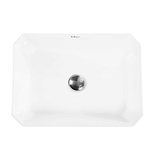 Раковина BelBagno BB1386 490x380 белый Раковина BelBagno BB1386 490x380 белый
