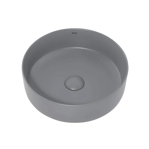 Раковина ABBER Bequem AC2108MG накладная, серая матовая Раковина ABBER Bequem AC2108MG накладная, серая матовая