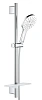 Душевой гарнитур GROHE Rainshower SmartActive 130, 3 вида струй, белая луна (26576LS0)