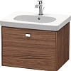 Тумба под раковину Duravit Brioso BR404501021 подвесная 62 см Орех темный Тумба под раковину Duravit Brioso BR404501021 подвесная 62 см Орех темный