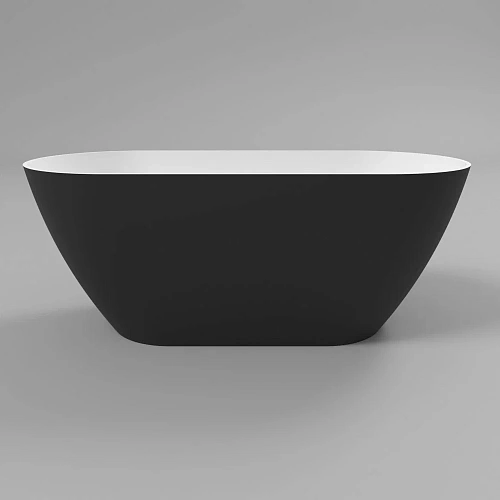 Ванна из искусственного камня WHITECROSS Coral A 165x75 (черный/белый мат) искусственный камень 0213 0213.165075.20100 Ванна из искусственного камня WHITECROSS Coral A 165x75 (черный/белый мат) искусственный камень 0213 0213.165075.20100