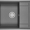 Кухонная мойка Granula 6501, ГРАФИТ (ЧЁРНО-СЕРЫЙ), кварц 650х495 Кухонная мойка Granula 6501, ГРАФИТ (ЧЁРНО-СЕРЫЙ), кварц 650х495