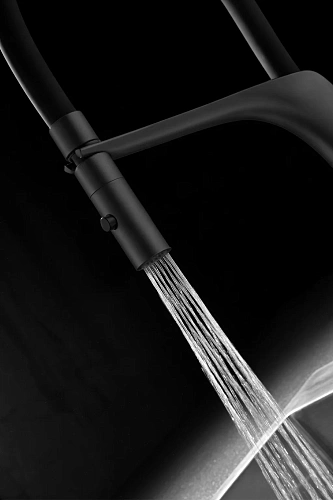 Смеситель для кухни Vincea VKF-115MB, черный Смеситель для кухни Vincea VKF-115MB, черный