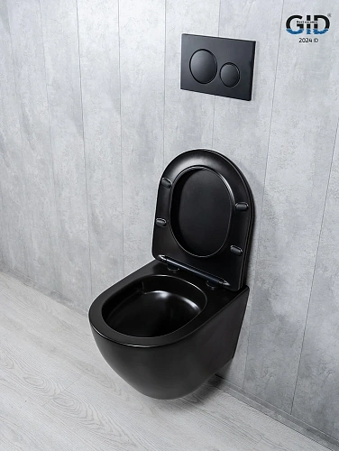 Унитаз подвесной Tornado Gid Tr2122TF-Bm 62261Y черный матовый 49x36x36 с крышкой микролифт Унитаз подвесной Tornado Gid Tr2122TF-Bm 62261Y черный матовый 49x36x36 с крышкой микролифт