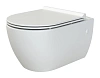 Унитаз подвесной Boheme Bianca 963-SET-2-MW с биде белый матовый с крышкой Унитаз подвесной Boheme Bianca 963-SET-2-MW с биде белый матовый с крышкой
