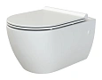 Унитаз подвесной Boheme Bianca 963-SET-2-MW с биде белый матовый с крышкой Унитаз подвесной Boheme Bianca 963-SET-2-MW с биде белый матовый с крышкой