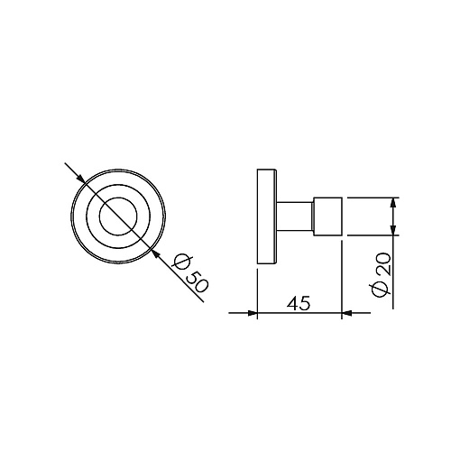 Крючок LANGBERGER BURANO 11031A Крючок LANGBERGER BURANO 11031A